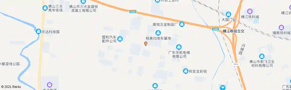 佛山朝阳路中_公交站地图_佛山公交_妙搜公交查询2024