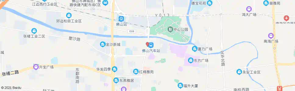 佛山汽车站A站_公交站地图_佛山公交_妙搜公交查询2024