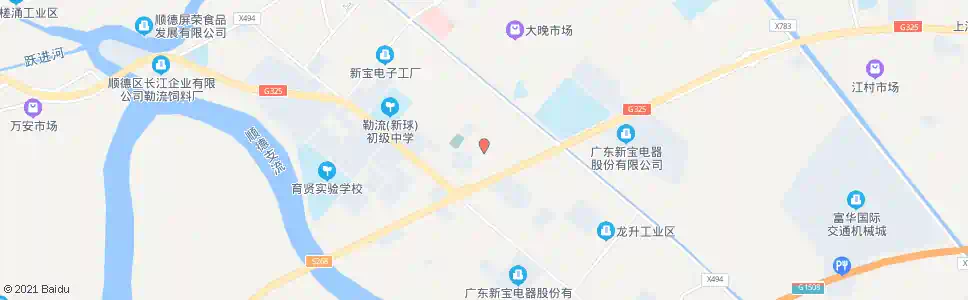 佛山龙升警岗_公交站地图_佛山公交_妙搜公交查询2024