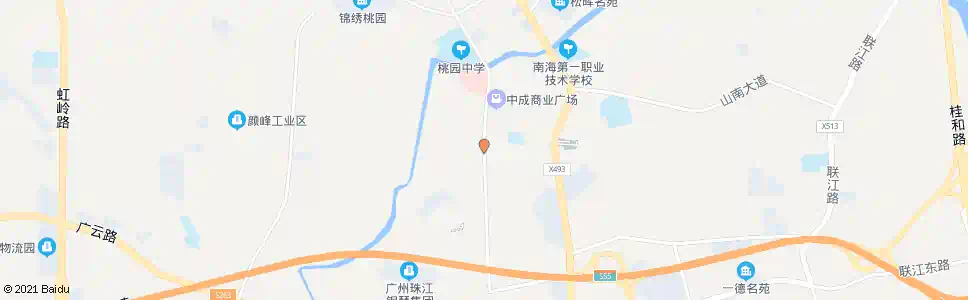 佛山显纲西区_公交站地图_佛山公交_妙搜公交查询2024