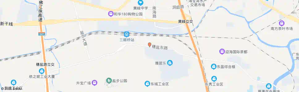 佛山河东路口_公交站地图_佛山公交_妙搜公交查询2024