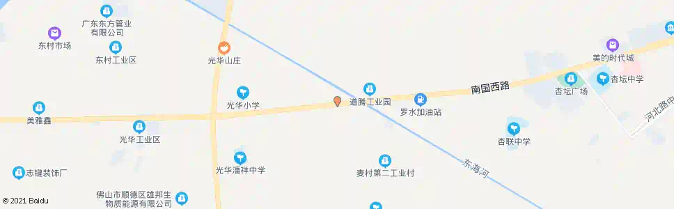 佛山麦村大道口_公交站地图_佛山公交_妙搜公交查询2024