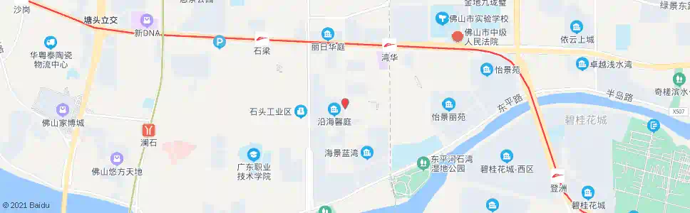 佛山港口路中_公交站地图_佛山公交_妙搜公交查询2024