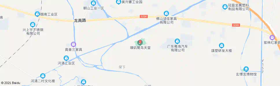 佛山璜矶市场(九江鹭鸟天堂)_公交站地图_佛山公交_妙搜公交查询2024