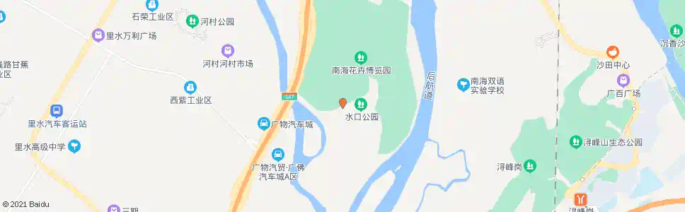 佛山水口村_公交站地图_佛山公交_妙搜公交查询2024