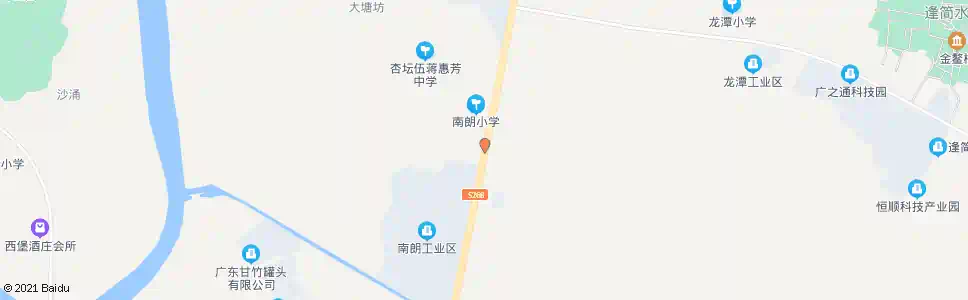 佛山南朗南头坊_公交站地图_佛山公交_妙搜公交查询2024