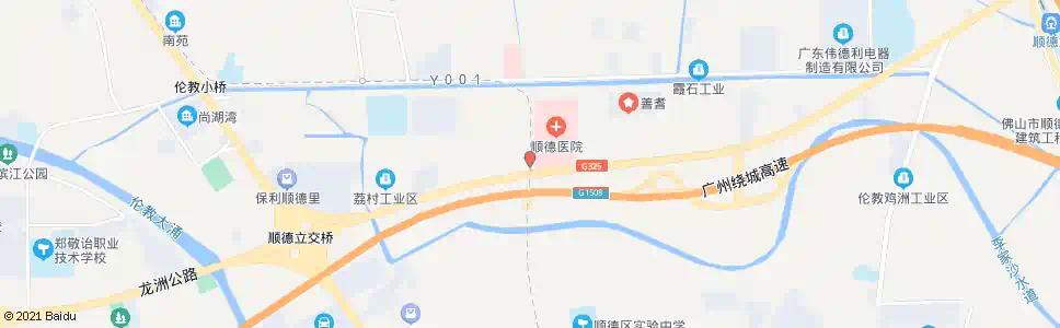 佛山顺德人民医院_公交站地图_佛山公交_妙搜公交查询2024