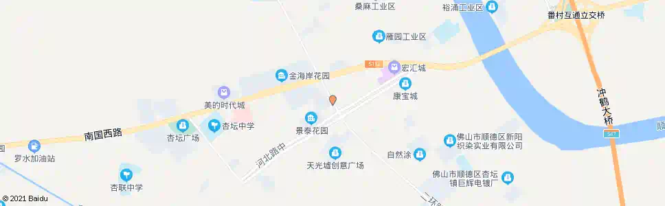 佛山中博城果_公交站地图_佛山公交_妙搜公交查询2024