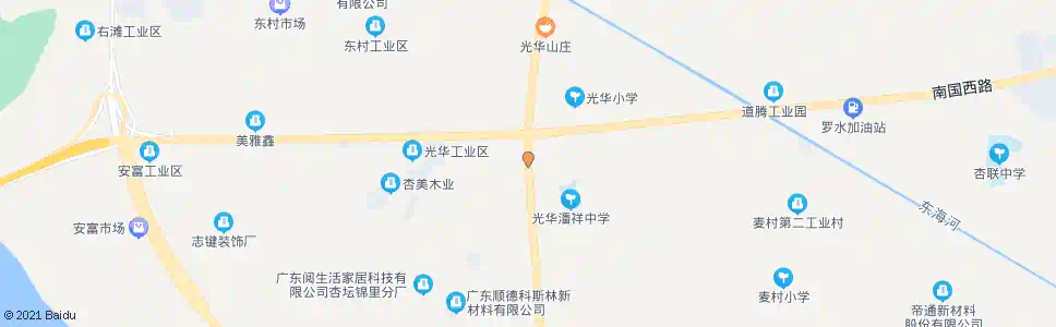 佛山百安路光华站_公交站地图_佛山公交_妙搜公交查询2024