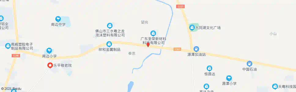 佛山奉恩村_公交站地图_佛山公交_妙搜公交查询2024