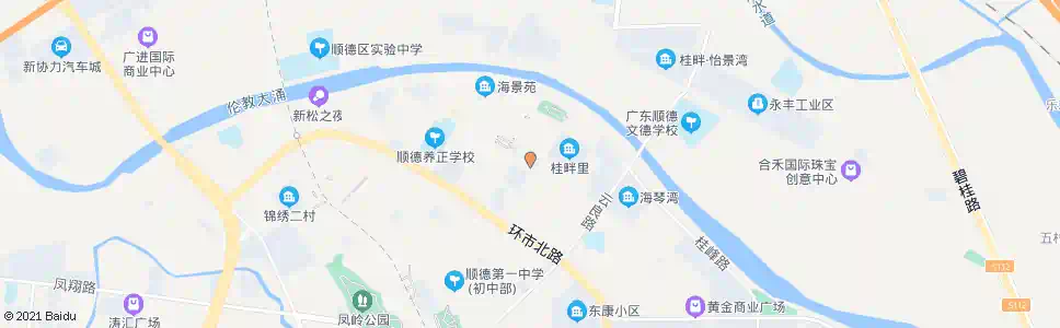 佛山新桂市场_公交站地图_佛山公交_妙搜公交查询2024