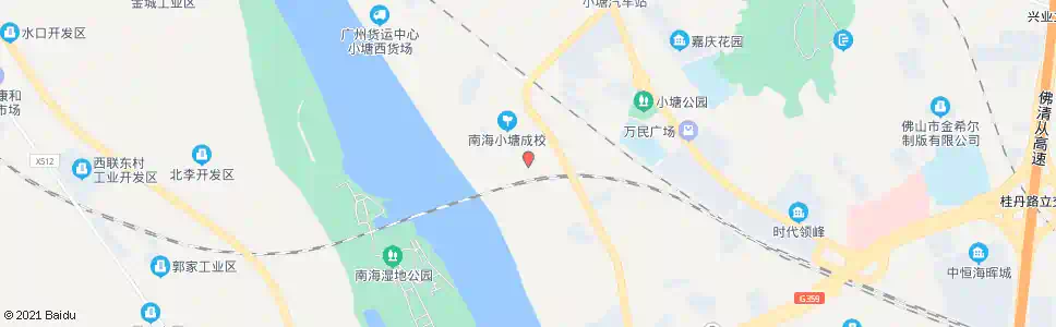 佛山沙园村_公交站地图_佛山公交_妙搜公交查询2024