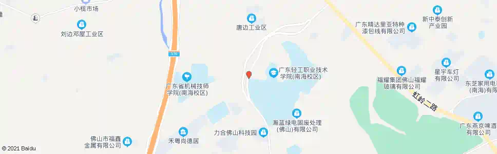 佛山狮山大学城_公交站地图_佛山公交_妙搜公交查询2024