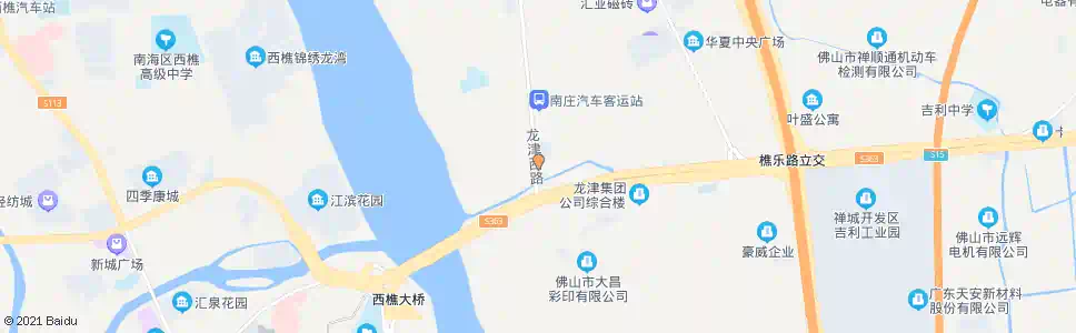 佛山龙津路口_公交站地图_佛山公交_妙搜公交查询2024