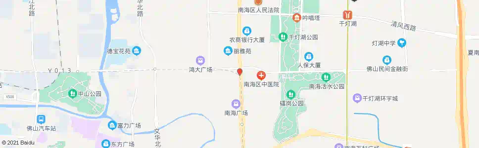 佛山丽雅苑_公交站地图_佛山公交_妙搜公交查询2024