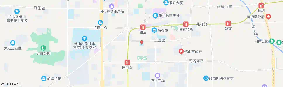 佛山体育馆_公交站地图_佛山公交_妙搜公交查询2024