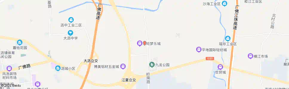 佛山永旺购物中心北门_公交站地图_佛山公交_妙搜公交查询2024