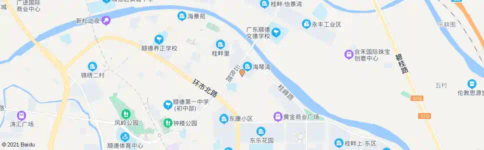 佛山海琴湾西门_公交站地图_佛山公交_妙搜公交查询2024