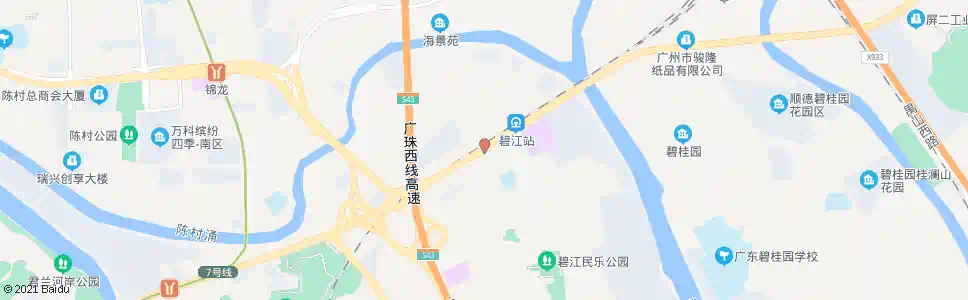 佛山广珠路碧江站_公交站地图_佛山公交_妙搜公交查询2024