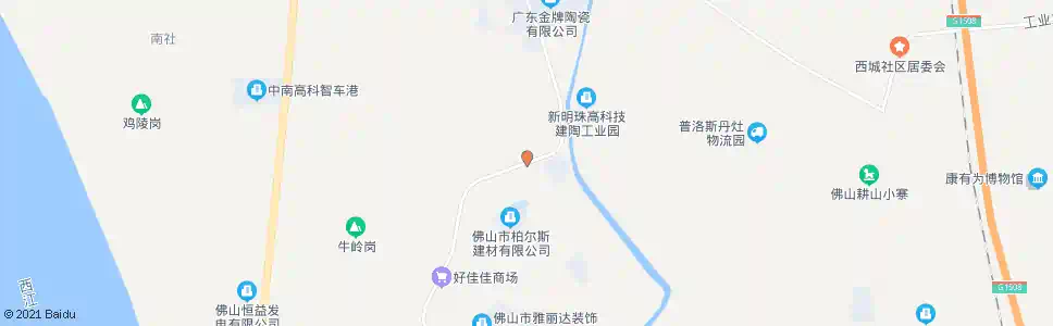 佛山周村_公交站地图_佛山公交_妙搜公交查询2024