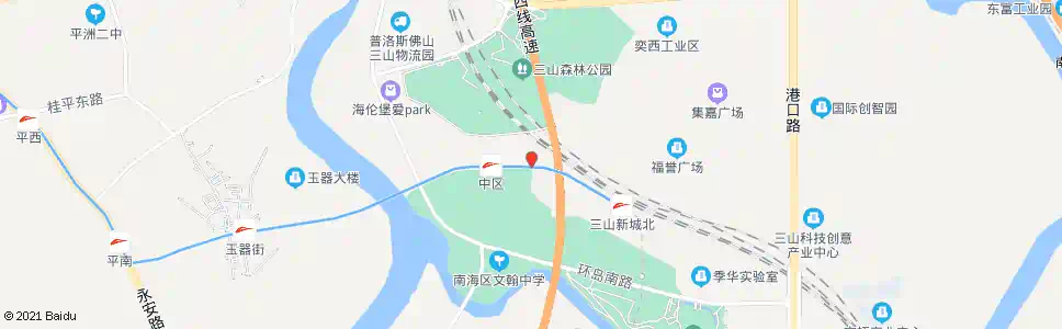 佛山沙湾南村_公交站地图_佛山公交_妙搜公交查询2024