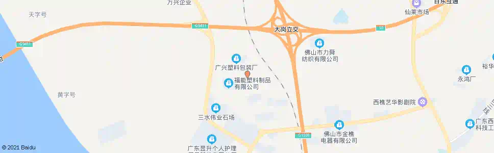 佛山区边村_公交站地图_佛山公交_妙搜公交查询2024