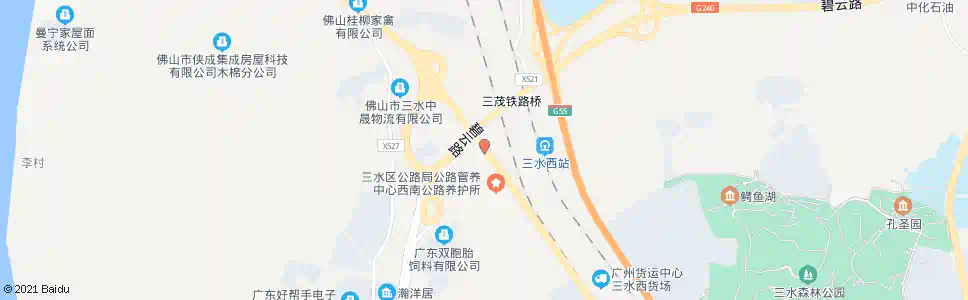 佛山白沙路口_公交站地图_佛山公交_妙搜公交查询2024