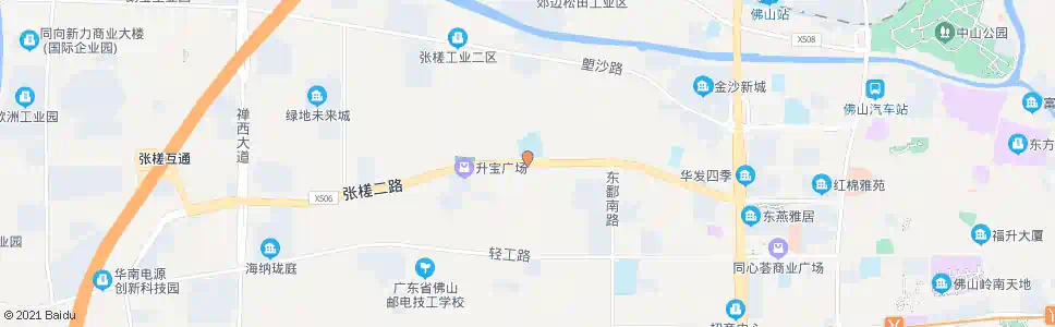 佛山张槎中学_公交站地图_佛山公交_妙搜公交查询2024