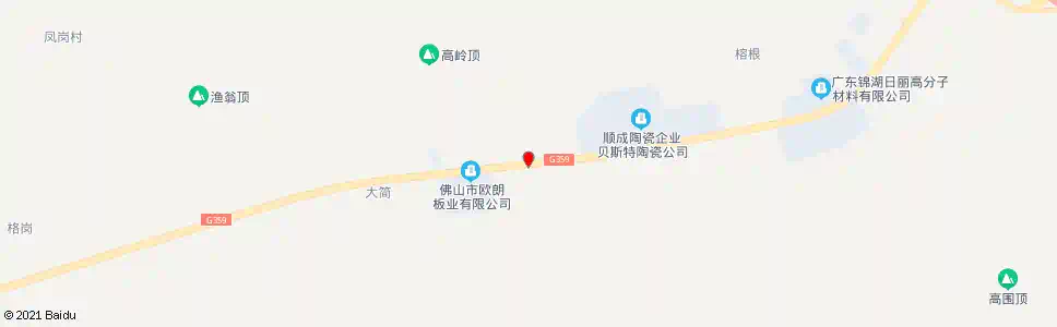 佛山樟村_公交站地图_佛山公交_妙搜公交查询2024