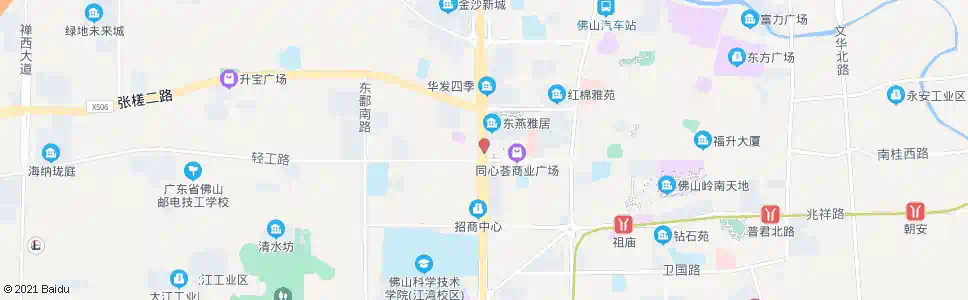 佛山轻工路口_公交站地图_佛山公交_妙搜公交查询2024