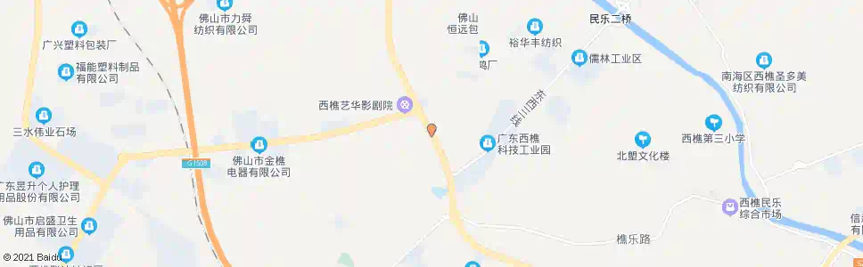 佛山百东村委会_公交站地图_佛山公交_妙搜公交查询2024