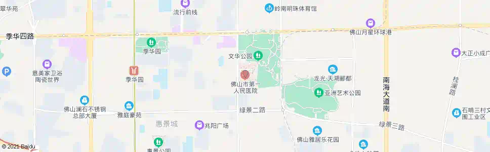 佛山新顺德人民医院东门_公交站地图_佛山公交_妙搜公交查询2024