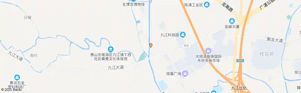 佛山大伸_公交站地图_佛山公交_妙搜公交查询2024