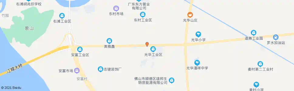 佛山东村社区卫生服务站_公交站地图_佛山公交_妙搜公交查询2024