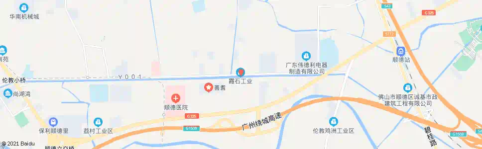 佛山霞石工业区_公交站地图_佛山公交_妙搜公交查询2024