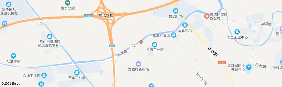 佛山龙眼路口_公交站地图_佛山公交_妙搜公交查询2024