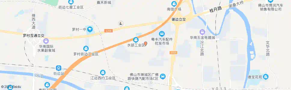 佛山水南工业区_公交站地图_佛山公交_妙搜公交查询2024