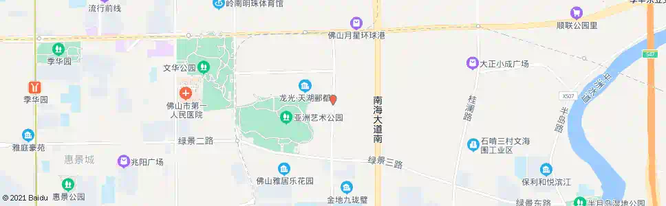 佛山天湖郦都_公交站地图_佛山公交_妙搜公交查询2024