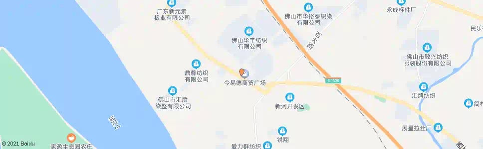 佛山今易德市场_公交站地图_佛山公交_妙搜公交查询2024