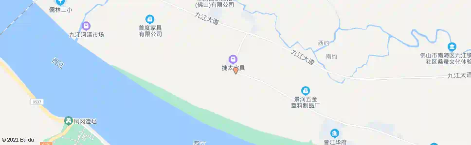 佛山河清四村路口_公交站地图_佛山公交_妙搜公交查询2024