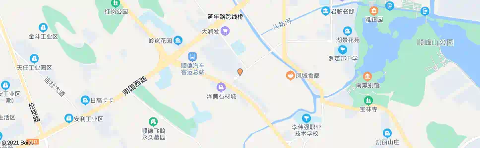 佛山大良医院_公交站地图_佛山公交_妙搜公交查询2024