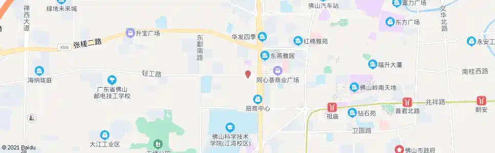 佛山劳动力市场_公交站地图_佛山公交_妙搜公交查询2024