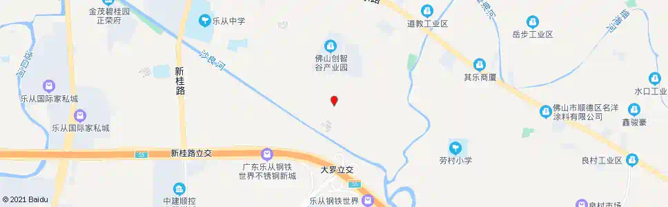 佛山大罗村委会_公交站地图_佛山公交_妙搜公交查询2024