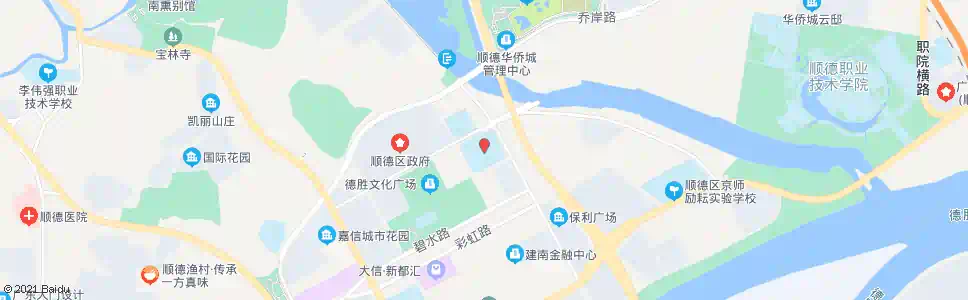 佛山华侨中学(顺德)_公交站地图_佛山公交_妙搜公交查询2024