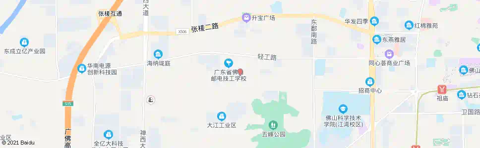 佛山大沙村_公交站地图_佛山公交_妙搜公交查询2024