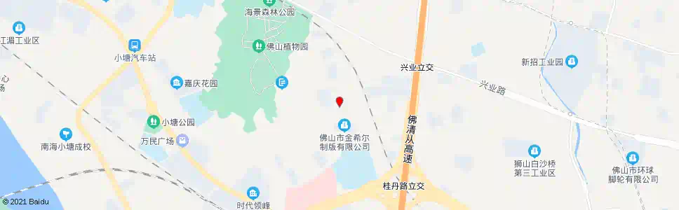 佛山狮山工业园c区市场_公交站地图_佛山公交_妙搜公交查询2024