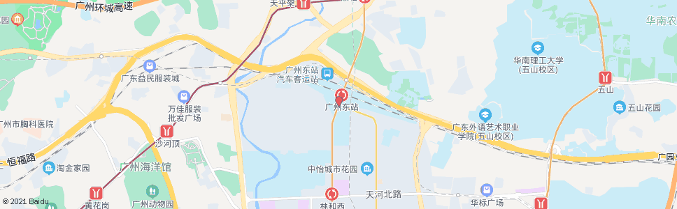 广州广和大桥东_公交站地图_广州公交_妙搜公交查询2024
