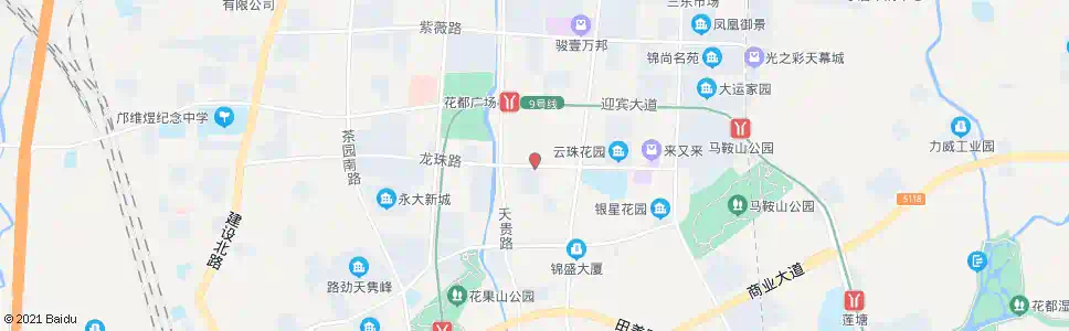 广州田美村_公交站地图_广州公交_妙搜公交查询2024