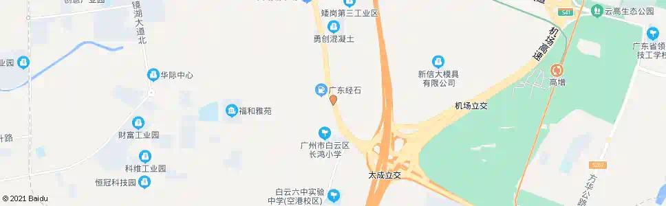 广州太成村_公交站地图_广州公交_妙搜公交查询2024