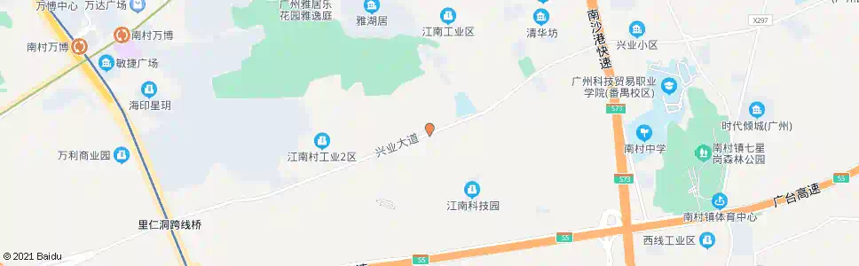 广州江南工业区_公交站地图_广州公交_妙搜公交查询2024